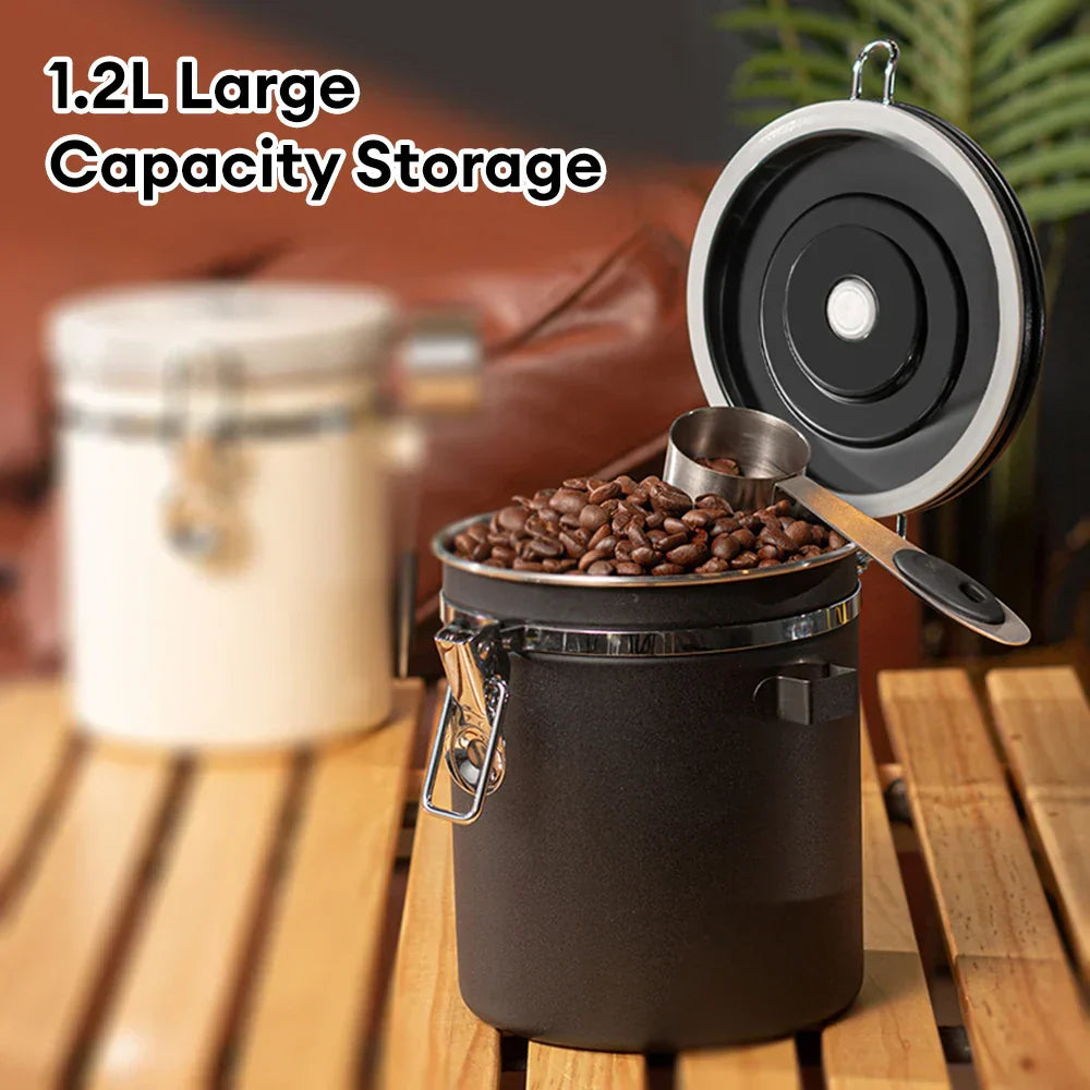 Stainless Steel Coffee Canister Container