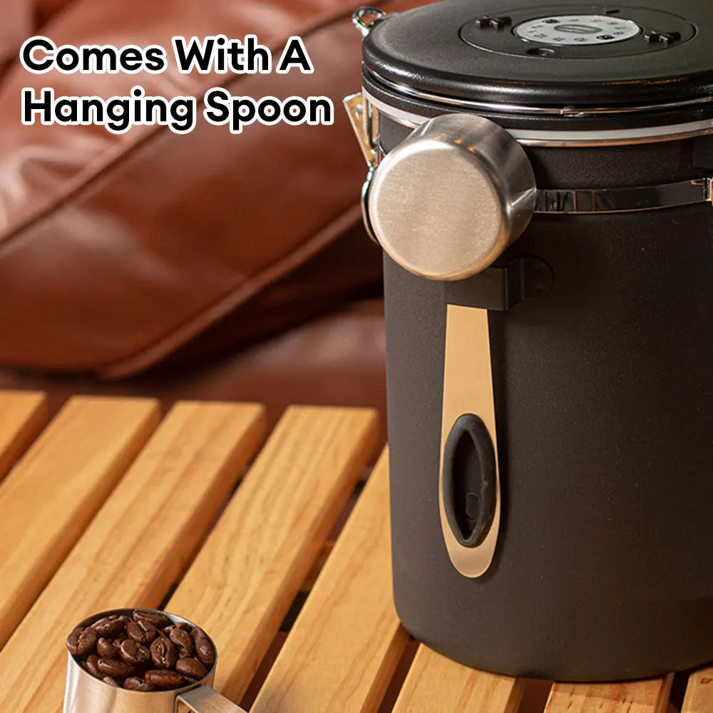 Stainless Steel Coffee Canister Container