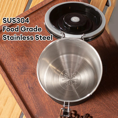 Stainless Steel Coffee Canister Container
