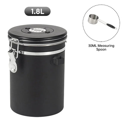 Stainless Steel Coffee Canister Container