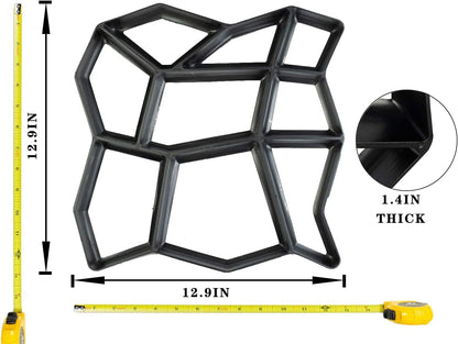 Concrete Paving Molds Stepping Stone Path Maker 2 Pack