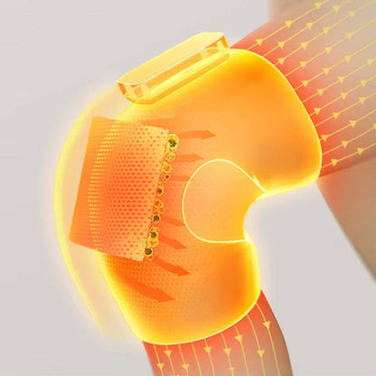 Cordless Knee Massager with Heat Vibration Therapy