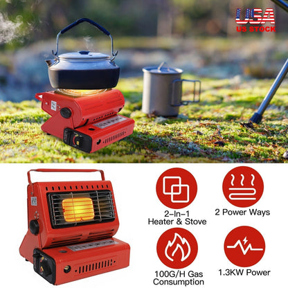 Butane Burner Portable Outdoor Stove Camping Cooking Equipment