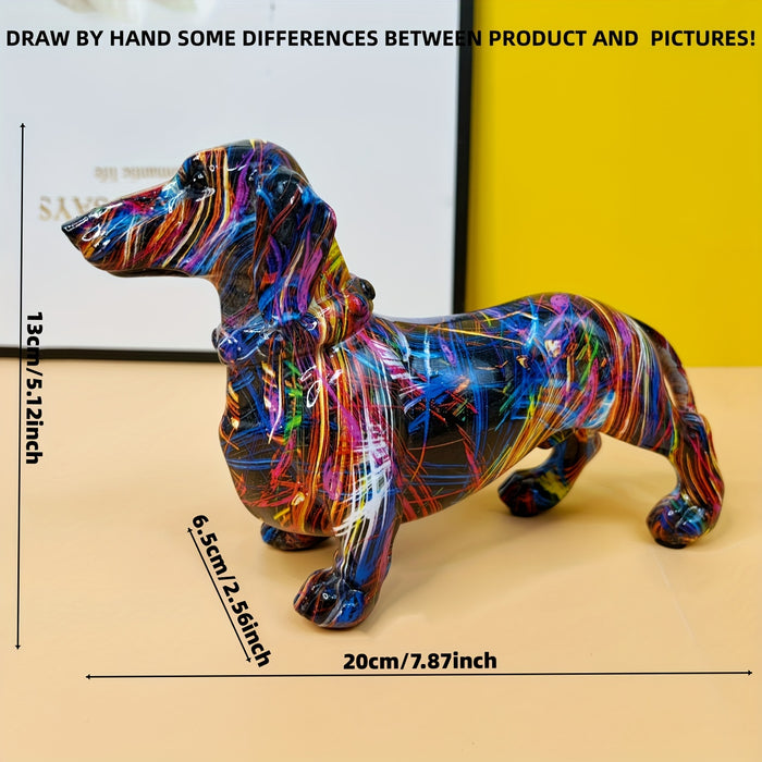 Dachshund Dog Statue Figurine Sculpture