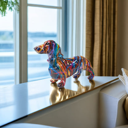 Dachshund Dog Statue Figurine Sculpture
