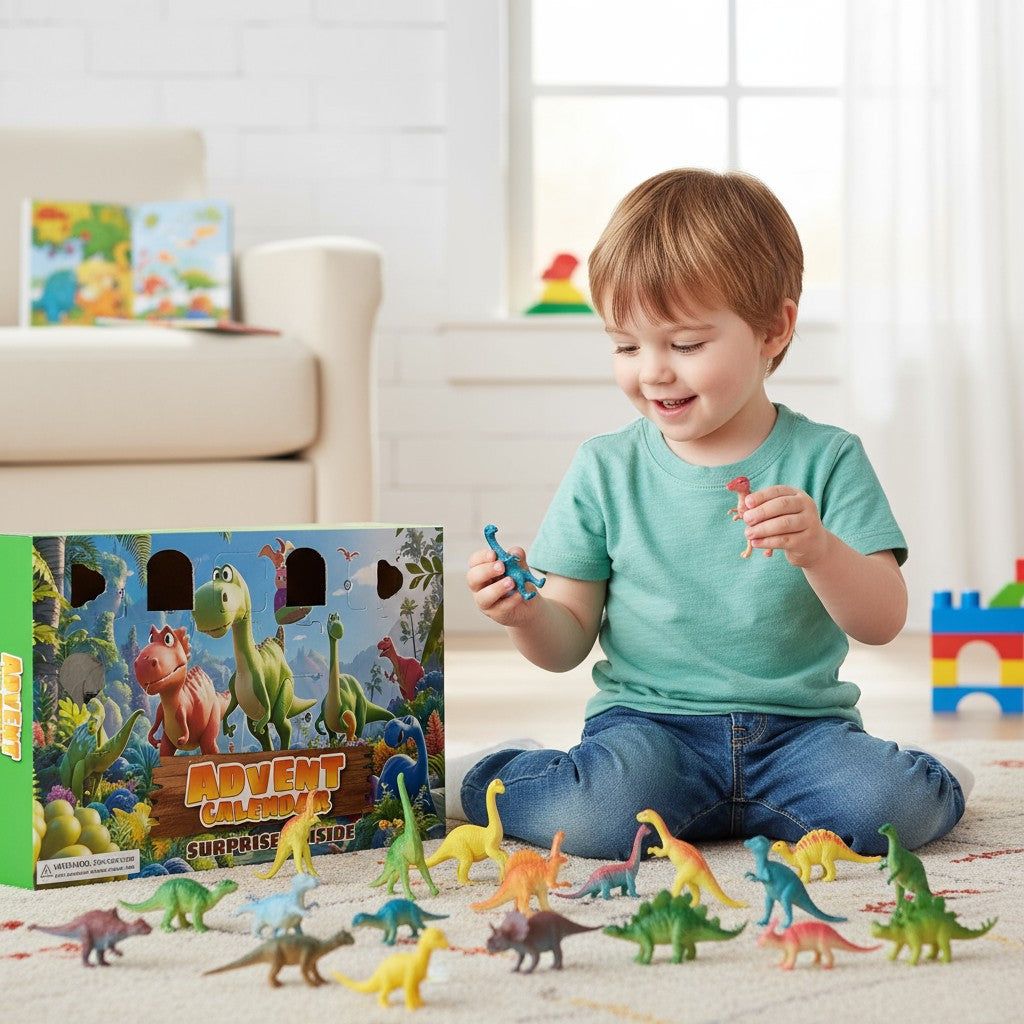 Dinosaur Advent Calendar 24 Piece Set