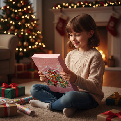 Girls Advent Calendar 24 Surprise Ornaments Set