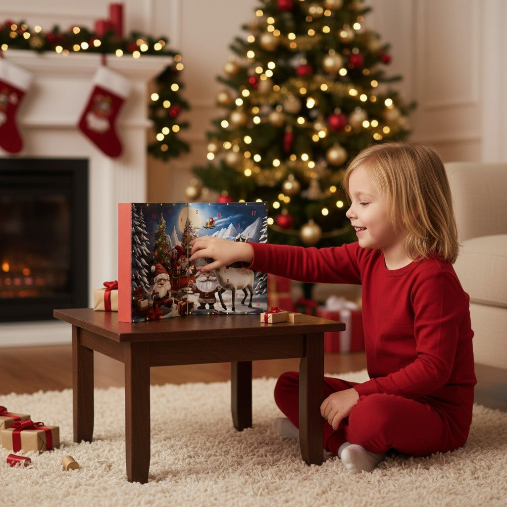 Gnome Countdown Calendar Christmas Decor 2025