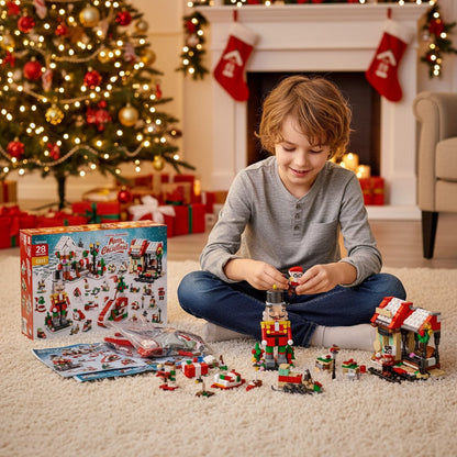 Building Block Advent Calendar 2025 Kids Toy