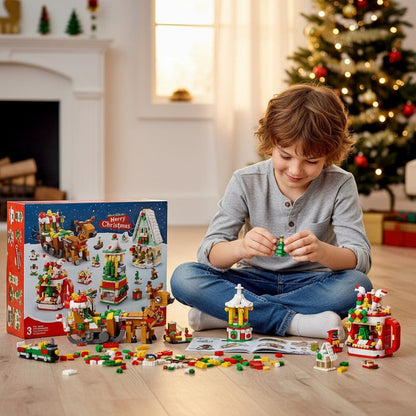 Building Block Advent Calendar 2025 Kids Toy
