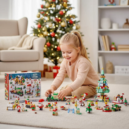 Building Block Advent Calendar 2025 Kids Toy