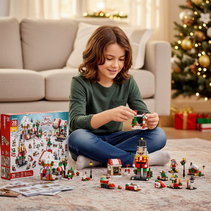 Building Block Advent Calendar 2025 Kids Toy