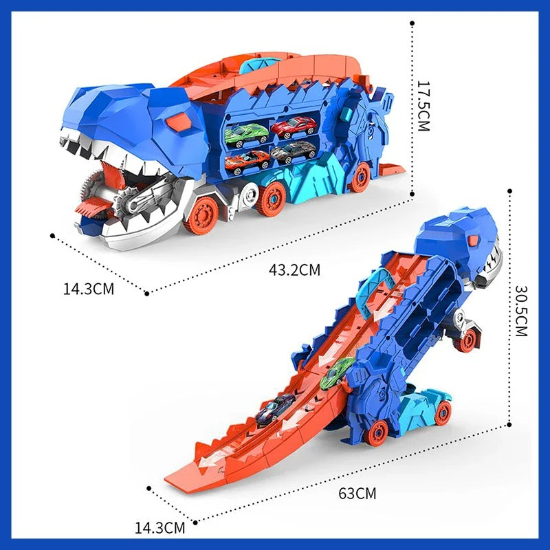 Dinosaur Car Toy Truck Set