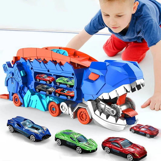 Dinosaur Car Toy Truck Set