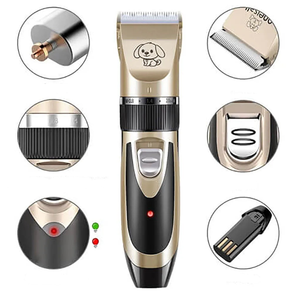 Dog Grooming Clippers Electric Trimmer Set Kit