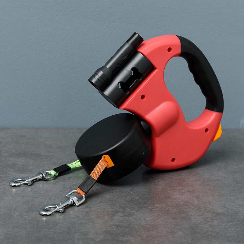 Double Dog Leash Connector Anti-Tangle Device
