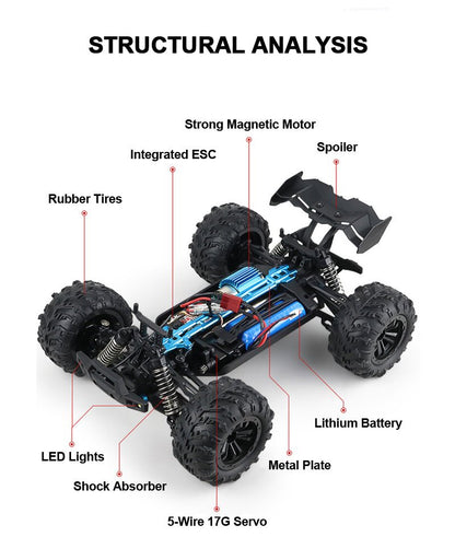Remote Control Racing Buggy Monster Truck Dual Battery 31 MPH