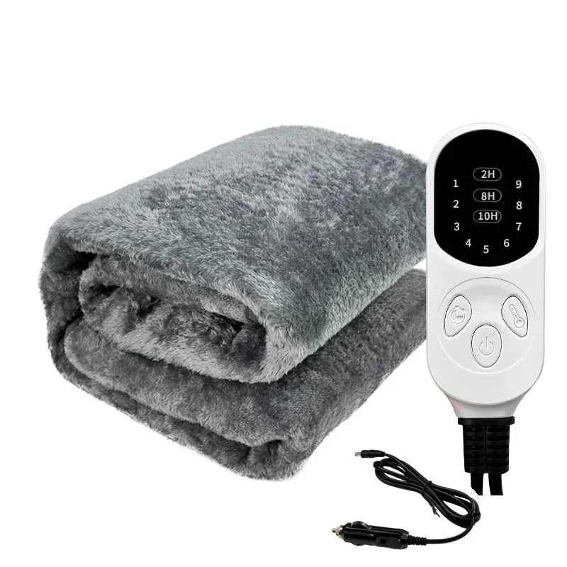 12V Electric Heated Blanket for Car SUV Truck