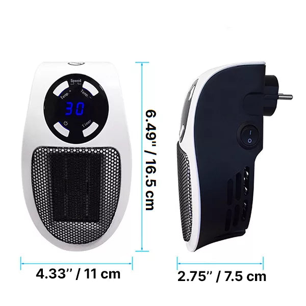 Electric Fan Heater with Remote Control
