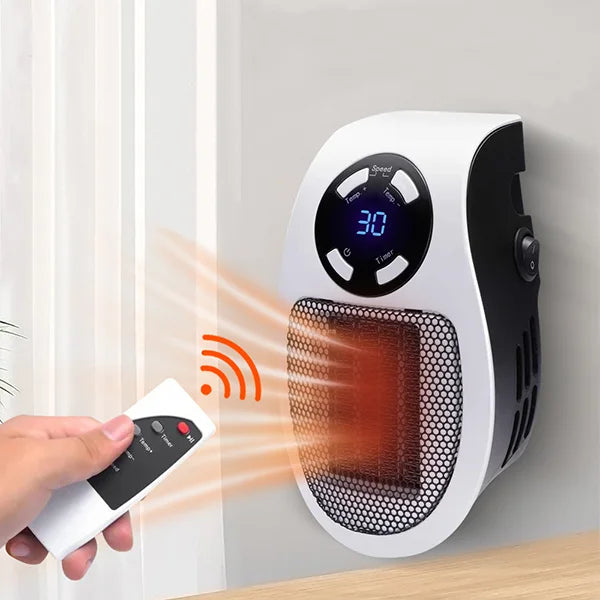 Electric Fan Heater with Remote Control