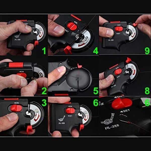 Electric Fishing Rod and Reel Combo