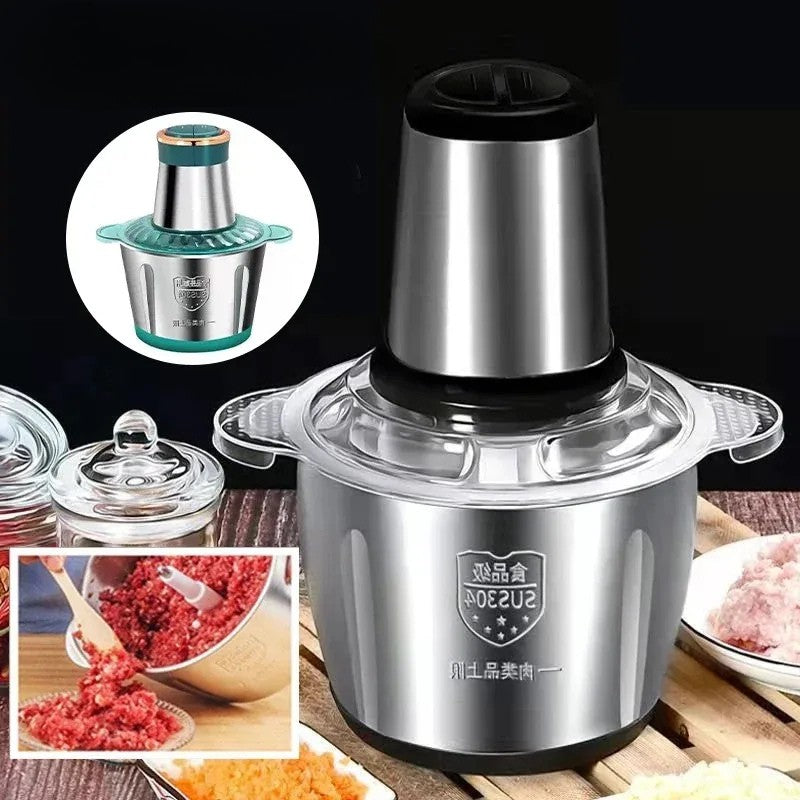 Electric Meat Vegetable Grinder Chopper 2L Kitchen Appliance