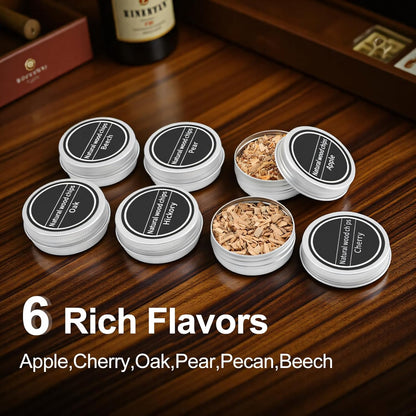 Electric Whiskey Smoker Kit with Lighter and Wood Chips Set