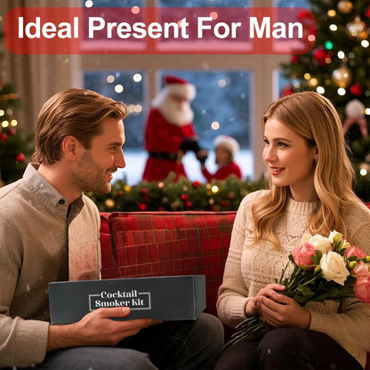 Electric Whiskey Smoker Kit with Lighter and Wood Chips Set