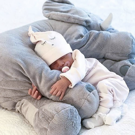 Elephant Baby Pillow Cuddle Pillow