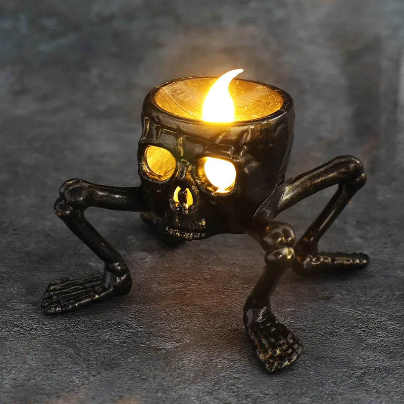 LED Tea Light Candles Flameless Halloween Decor