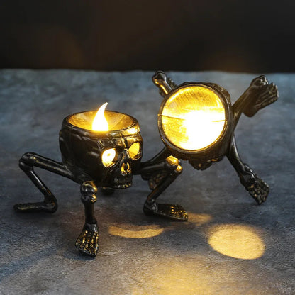 LED Tea Light Candles Flameless Halloween Decor