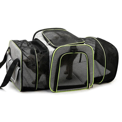 Foldable Pet Carrier Backpack Travel Bag