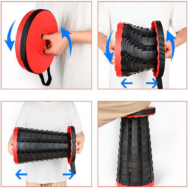 Folding Stool Portable Collapsible Chair Outdoor Seat