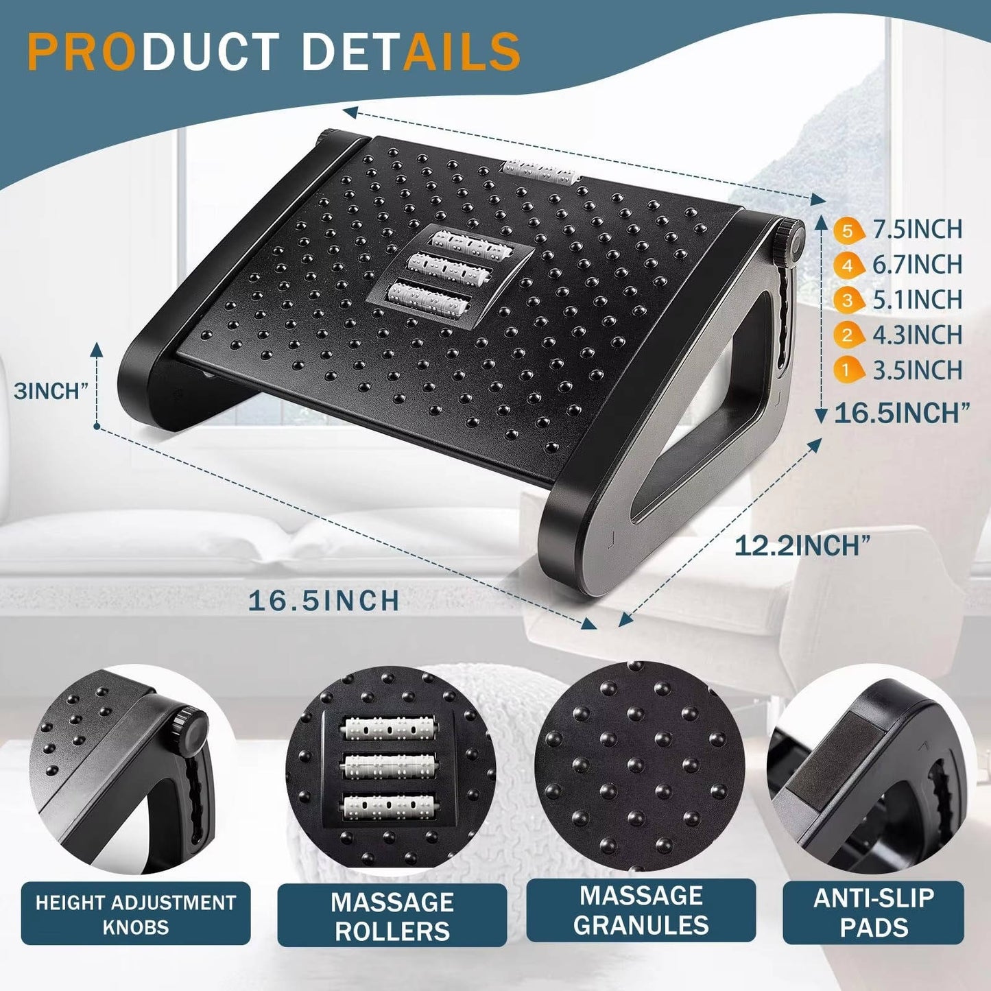 Under Desk Foot Rest