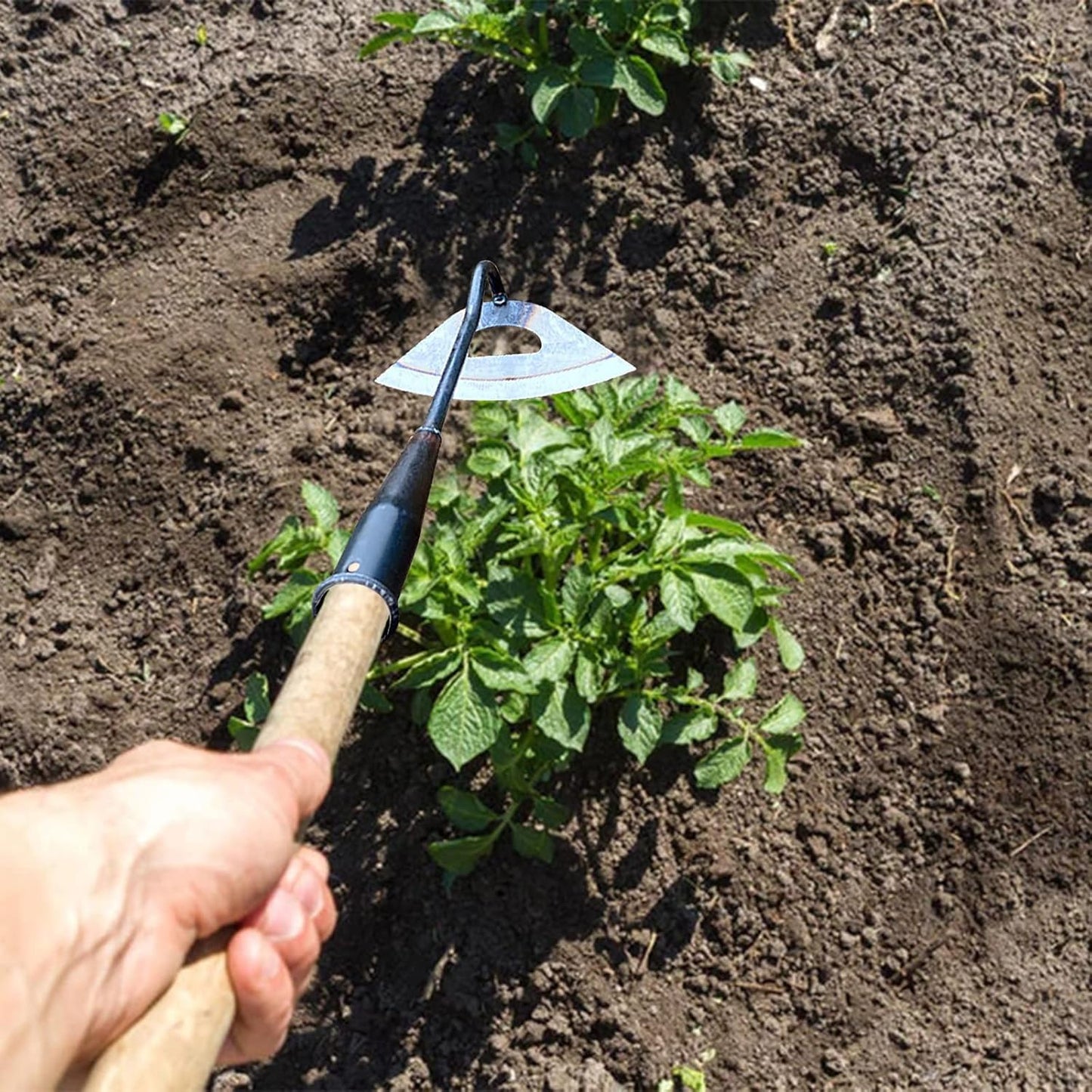 Garden Hoe Tool Set Weeding Tools Long Handle Steel