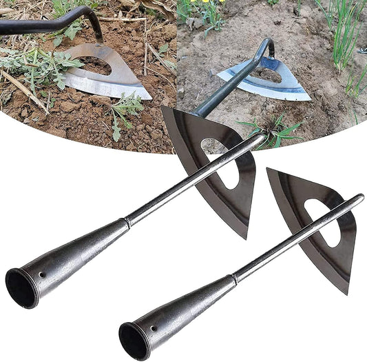 Garden Hoe Tool Set Weeding Tools Long Handle Steel