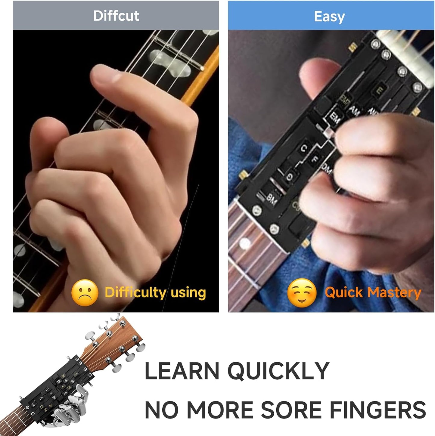 Guitar Chord Trainer Acoustic Guitar Learning Tool