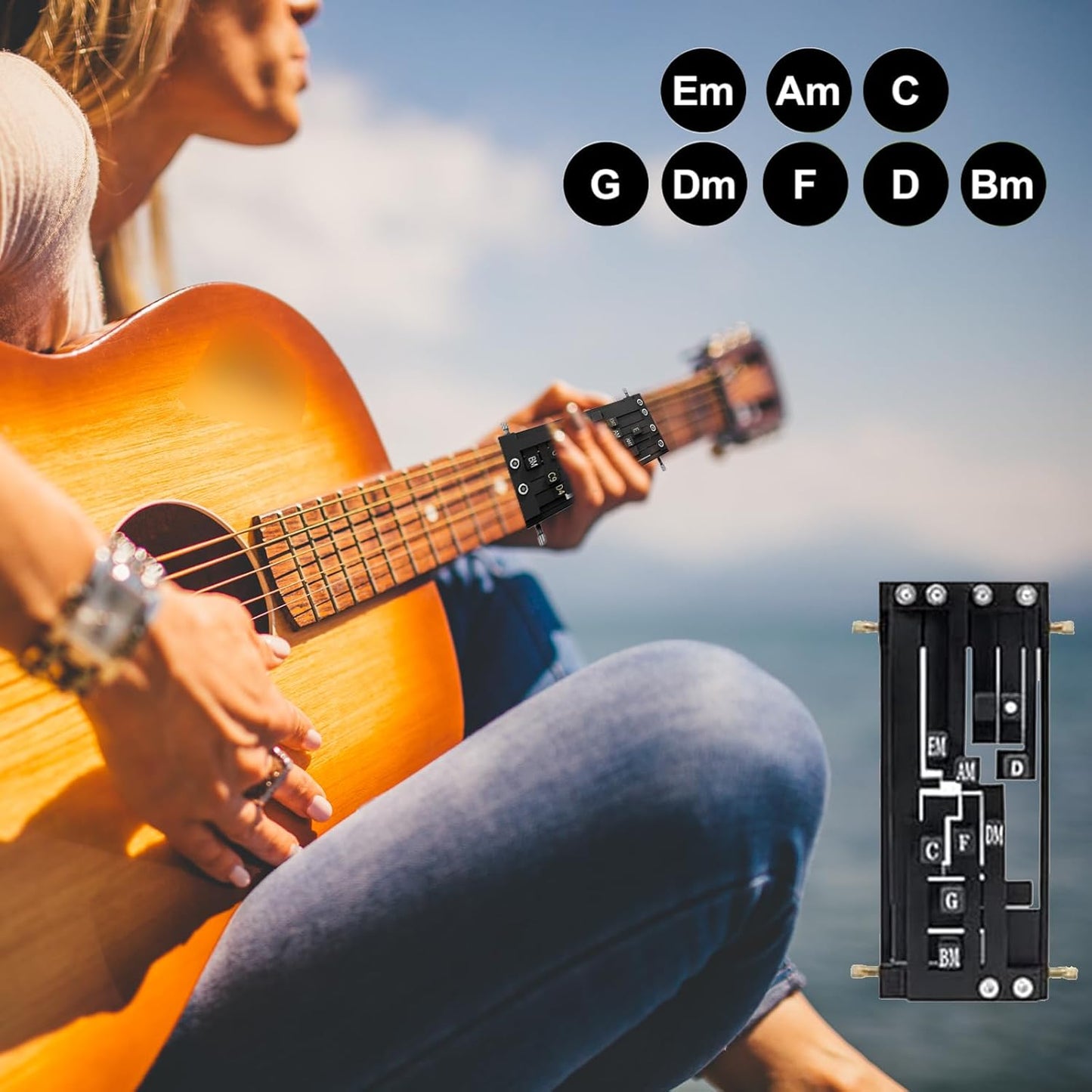 Guitar Chord Trainer Acoustic Guitar Learning Tool