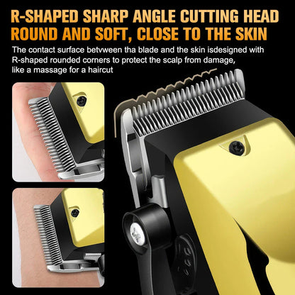 Cordless Hair Clipper Trimmer Grooming Kit