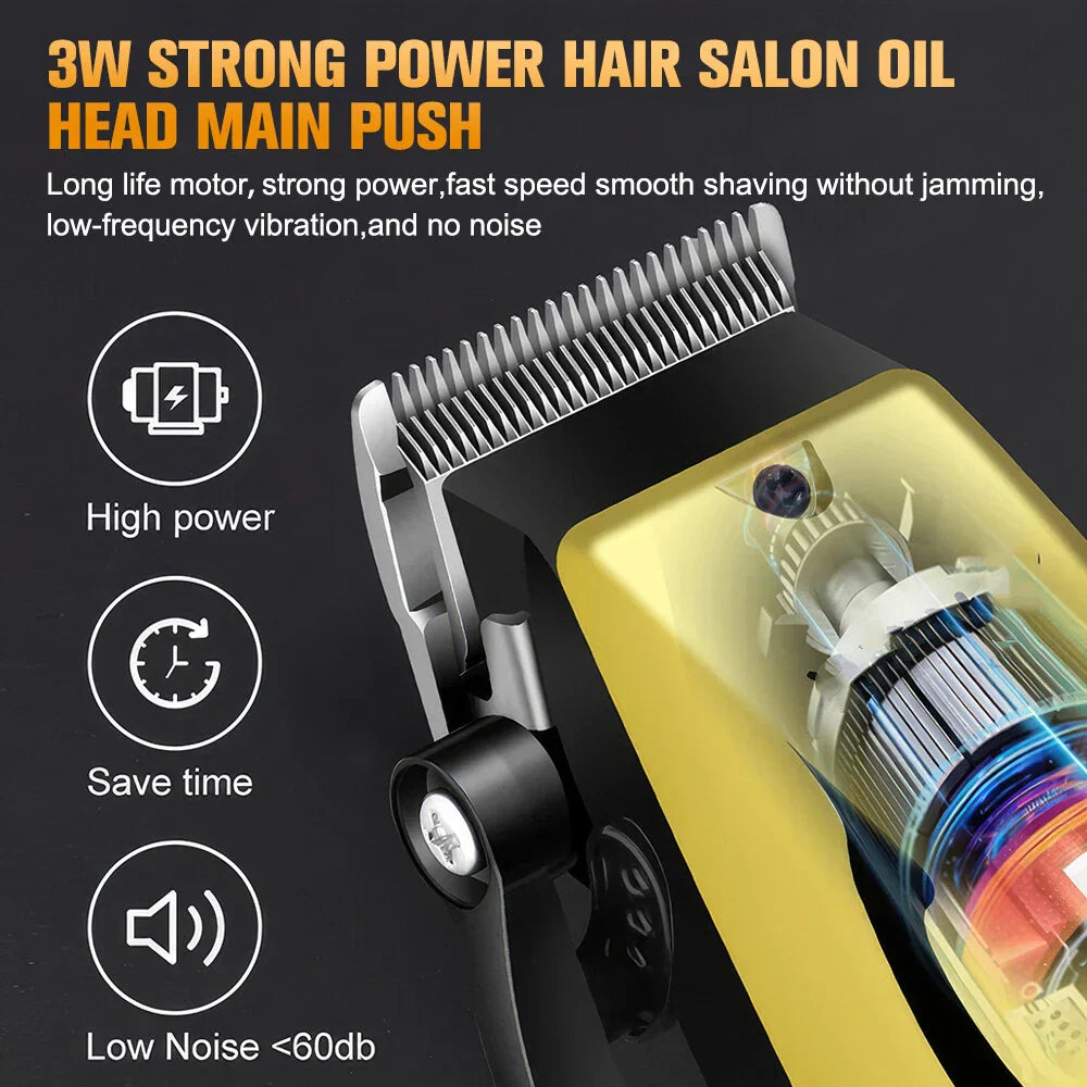 Cordless Hair Clipper Trimmer Grooming Kit