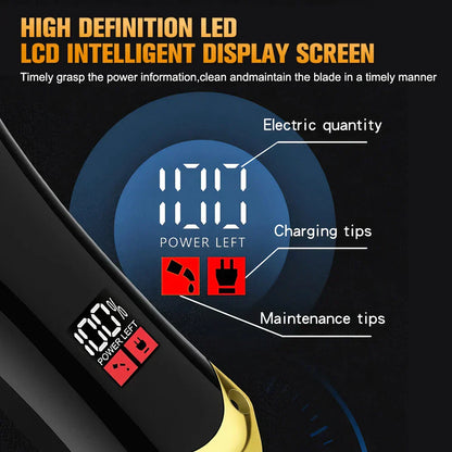 Cordless Hair Clipper Trimmer Grooming Kit