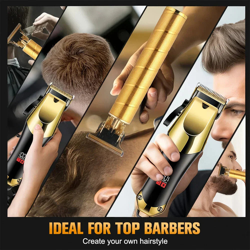 Cordless Hair Clipper Trimmer Grooming Kit