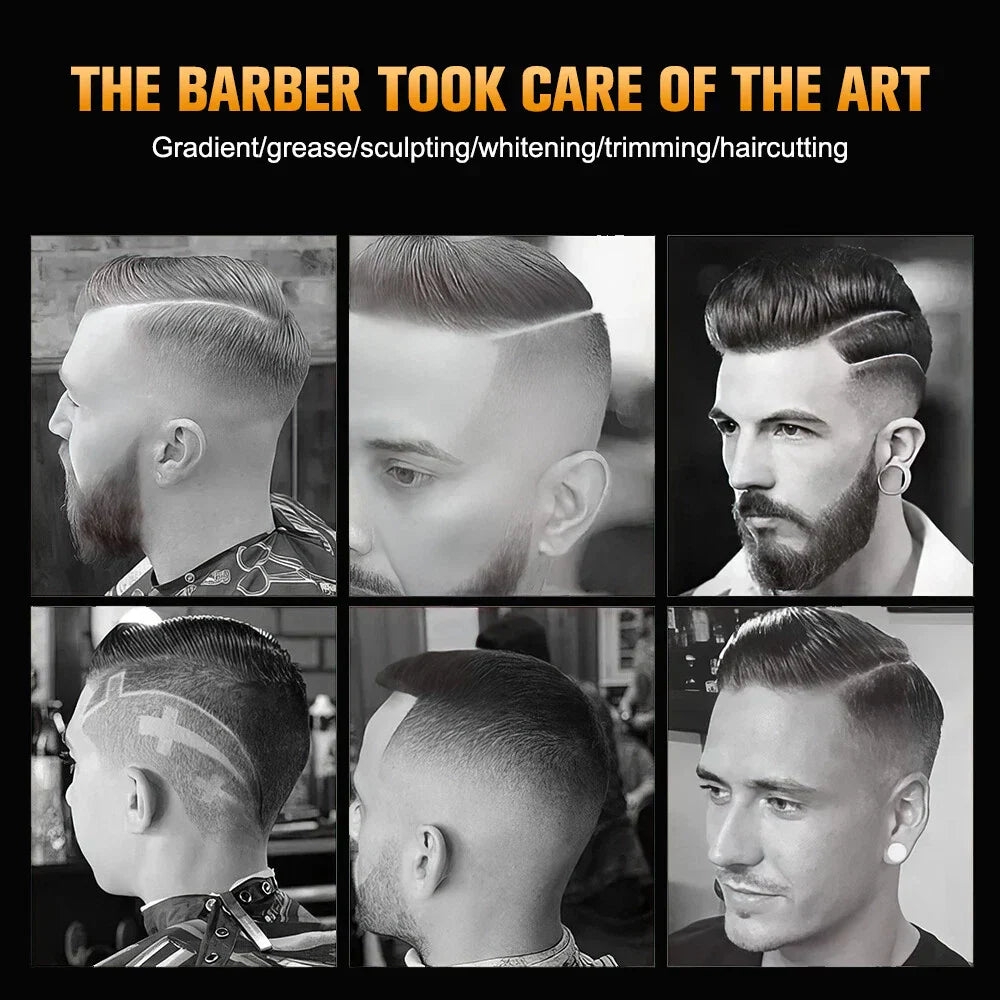 Cordless Hair Clipper Trimmer Grooming Kit