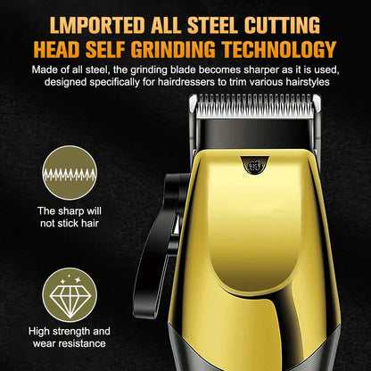 Cordless Hair Clipper Trimmer Grooming Kit