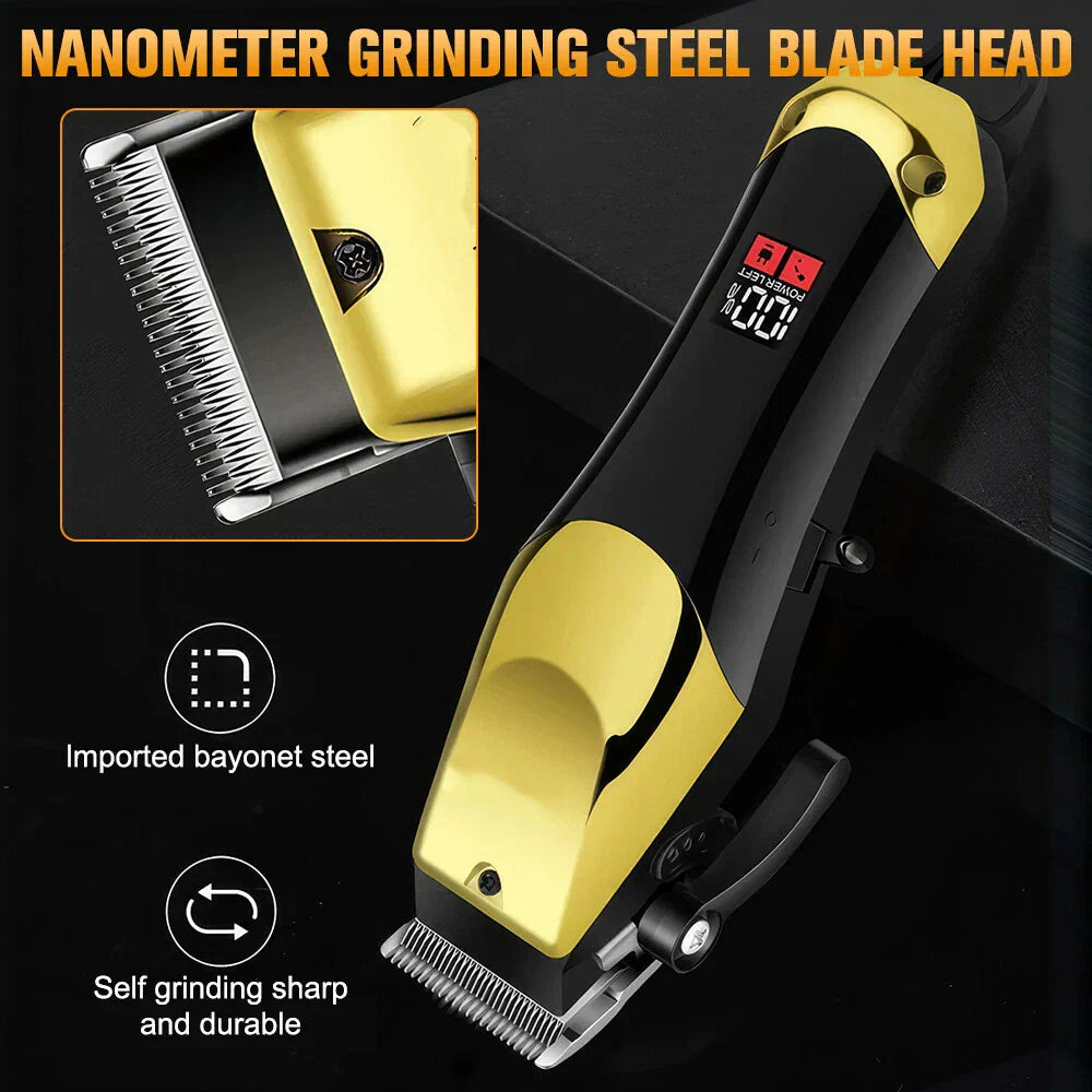 Cordless Hair Clipper Trimmer Grooming Kit