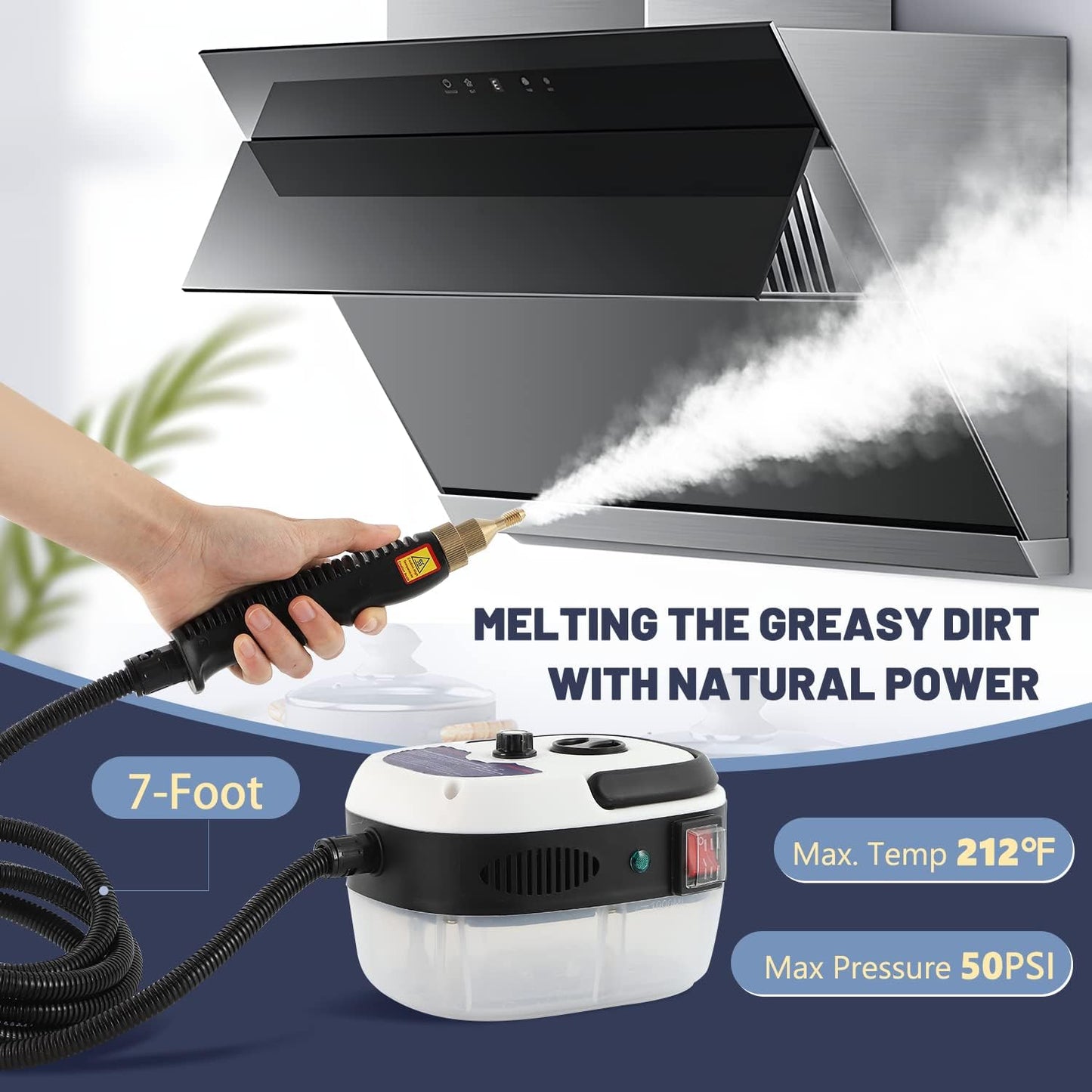 Handheld Steam Cleaner High Temperature Pressure Washer