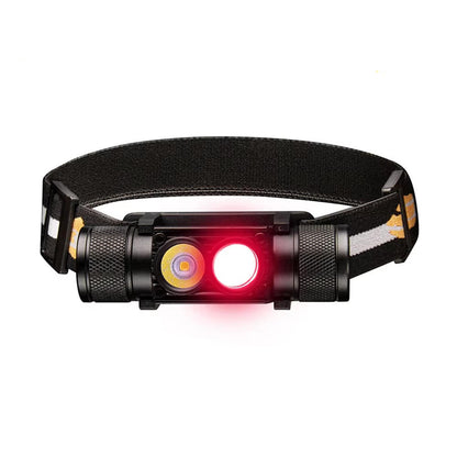 LED Headlamp Flashlight Rechargeable Waterproof Adjustable Beam