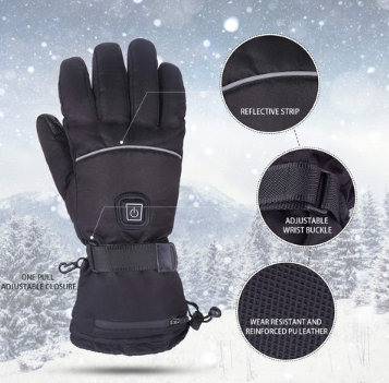 Electric Heated Gloves Hand Warmers 2 Pairs