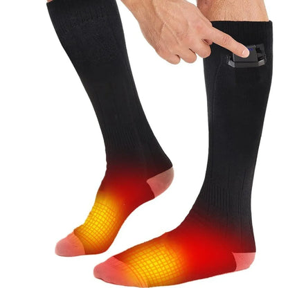 Electric Heated Socks 2 Pairs Unisex Foot Warmers
