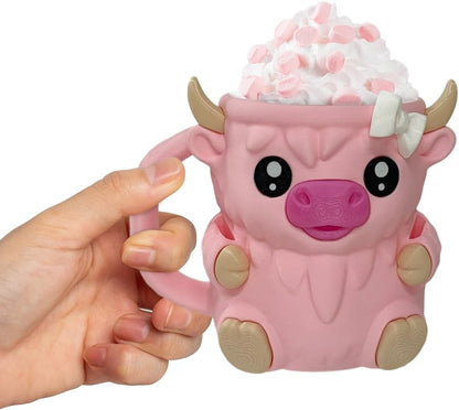 Highland Cow Ice Cream Pint Holder Cooler Container